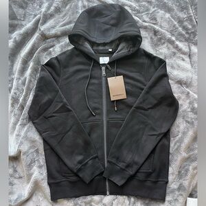 Burberry Men's Zip-Up Black Sweater